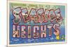 Greetings from Seaside Heights, New Jersey-null-Mounted Art Print