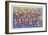 Greetings from Seaside Heights, New Jersey-null-Framed Art Print