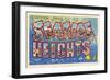 Greetings from Seaside Heights, New Jersey-null-Framed Art Print