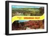 Greetings from Shenandoah Valley-null-Framed Premium Giclee Print