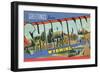 Greetings from Sheridan, Wyoming-null-Framed Art Print