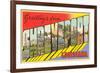 Greetings from Shreveport, Louisiana-null-Framed Premium Giclee Print