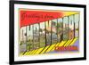 Greetings from Shreveport, Louisiana-null-Framed Premium Giclee Print