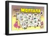 Greetings from Sidney, Montana-null-Framed Art Print