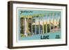 Greetings from Skaneateles Lake, New York-null-Framed Art Print