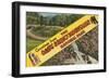 Greetings from Smoky Mountains-null-Framed Premium Giclee Print