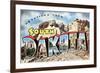 Greetings from South Dakota-null-Framed Premium Giclee Print