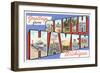 Greetings from South Haven, Michigan-null-Framed Art Print