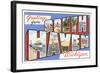 Greetings from South Haven, Michigan-null-Framed Art Print