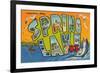Greetings from Spring Lake, New Jersey-null-Framed Premium Giclee Print