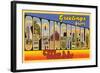 Greetings from Springfield, Massachusetts-null-Framed Art Print