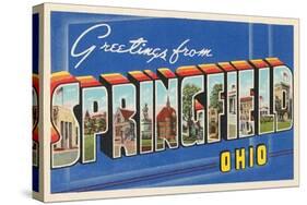 Greetings from Springfield, Ohio-null-Stretched Canvas