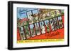 Greetings from St. Augustine, Florida-null-Framed Art Print