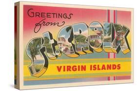 Greetings from St. Croix, Virgin Islands-null-Stretched Canvas