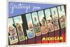 Greetings from St. Joseph, Michigan-null-Mounted Premium Giclee Print