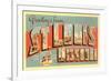 Greetings from St. Louis, Missouri-null-Framed Premium Giclee Print