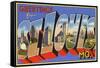 Greetings from St. Louis, Missouri-null-Framed Stretched Canvas