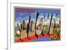 Greetings from St. Louis, Missouri-null-Framed Premium Giclee Print