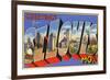 Greetings from St. Louis, Missouri-null-Framed Premium Giclee Print