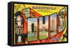 Greetings from St. Louis, Missouri-null-Framed Stretched Canvas