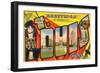 Greetings from St. Louis, Missouri-null-Framed Art Print