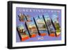 Greetings from St. Louis, Missouri-null-Framed Art Print