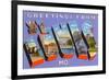 Greetings from St. Louis, Missouri-null-Framed Art Print