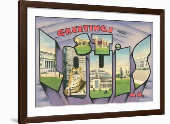 Greetings from St. Louis-null-Framed Art Print