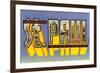 Greetings from St. Paul, Minnesota-null-Framed Premium Giclee Print