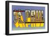 Greetings from St. Paul, Minnesota-null-Framed Art Print