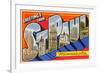 Greetings from St. Paul, Minnesota-null-Framed Premium Giclee Print