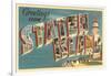 Greetings from Staten Island, New York-null-Framed Art Print