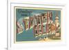 Greetings from Staten Island, New York-null-Framed Premium Giclee Print