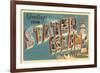 Greetings from Staten Island, New York-null-Framed Premium Giclee Print