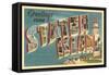 Greetings from Staten Island, New York-null-Framed Stretched Canvas