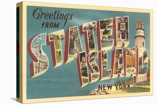 Greetings from Staten Island, New York-null-Stretched Canvas