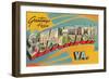 Greetings from Staunton, Virginia-null-Framed Art Print