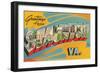 Greetings from Staunton, Virginia-null-Framed Art Print