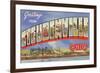 Greetings from Steubenville, Ohio-null-Framed Premium Giclee Print