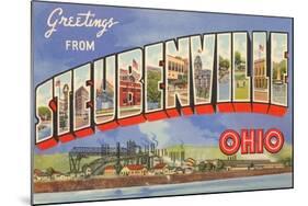 Greetings from Steubenville, Ohio-null-Mounted Art Print