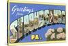 Greetings from Stroudsburg, Pennsylvania-null-Stretched Canvas