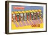 Greetings from Struthers, Ohio-null-Framed Art Print