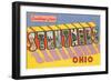 Greetings from Struthers, Ohio-null-Framed Art Print