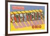 Greetings from Struthers, Ohio-null-Framed Art Print