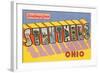 Greetings from Struthers, Ohio-null-Framed Art Print