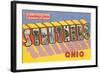 Greetings from Struthers, Ohio-null-Framed Art Print