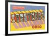 Greetings from Struthers, Ohio-null-Framed Premium Giclee Print