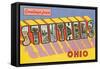 Greetings from Struthers, Ohio-null-Framed Stretched Canvas