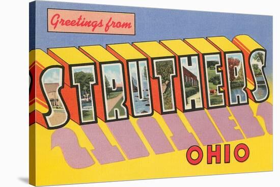 Greetings from Struthers, Ohio-null-Stretched Canvas