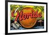 Greetings from Stuart, Florida-null-Framed Premium Giclee Print